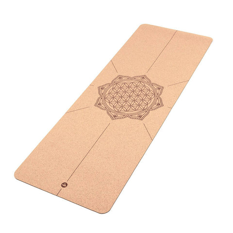 Joogamatto - Bodhi - Korkki - FLOWER OF LIFE