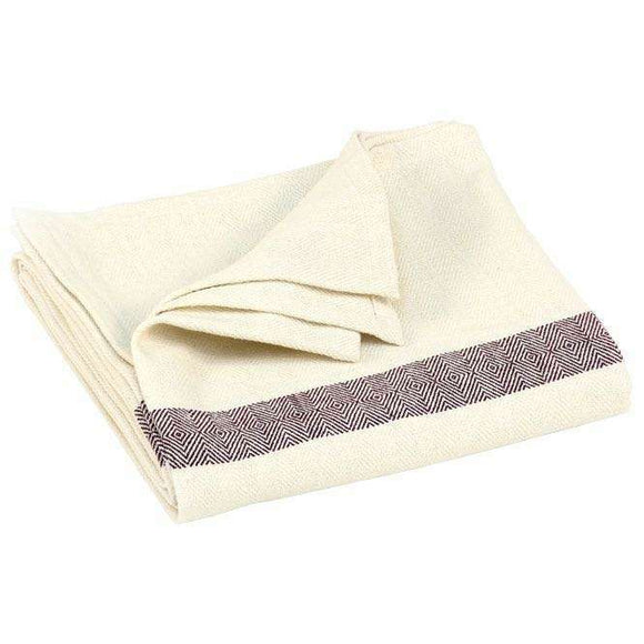 Cotton blanket - Bodhi - Herringbone pattern