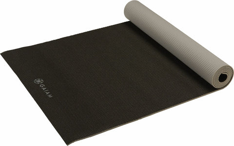 Yoga mat - Gaiam - Granite/Storm, reversible