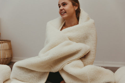Yoga blanket - Wiano - UTU, merino wool
