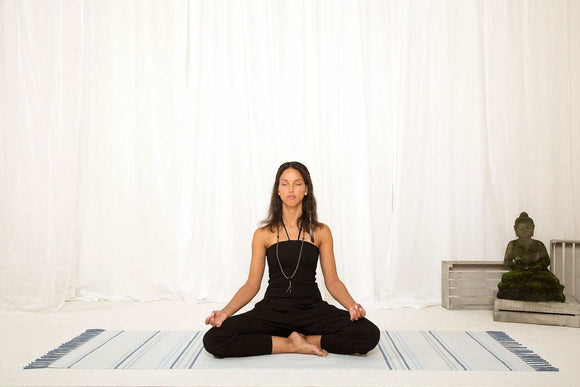 Yoga Mat - Bodhi - Cotton, Striped