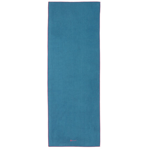 Joogapyyhe - Gaiam -  Blue/Fuchsia