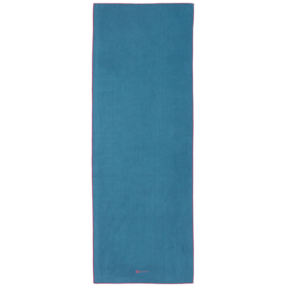 Yoga towel - Gaiam - Blue/Fuchsia