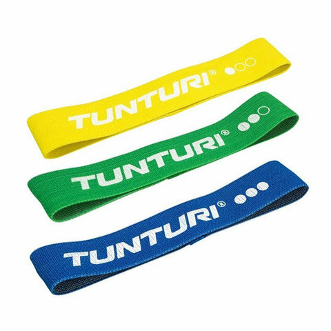 Fabric resistance bands, set of 3