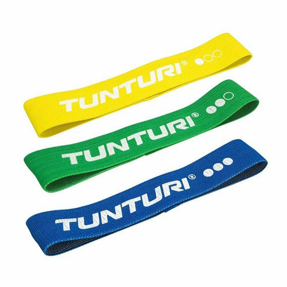Fabric resistance bands, set of 3