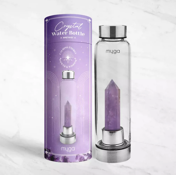 Water bottle with power crystal, 500 ml