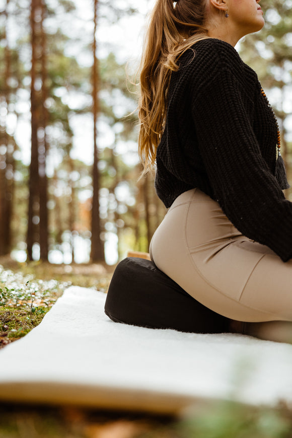 Meditation pillow - Wiano - HETKI, cotton, 3 color options