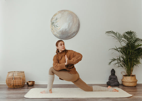 Yoga mat - Wiano - HANKI, merino wool