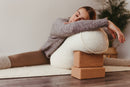 Yoga bolster - Wiano - KINOS, merino wool
