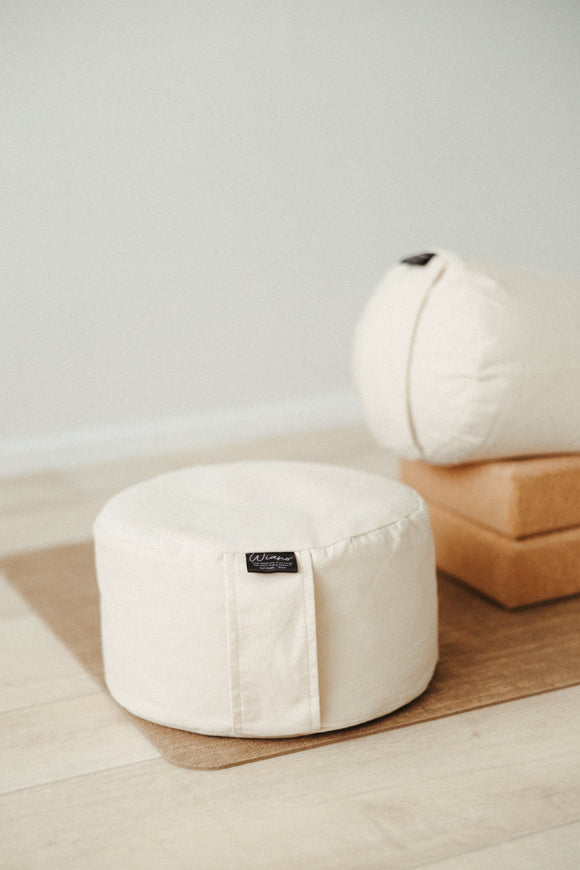 Meditation pillow - Wiano - HETKI, cotton, 3 color options
