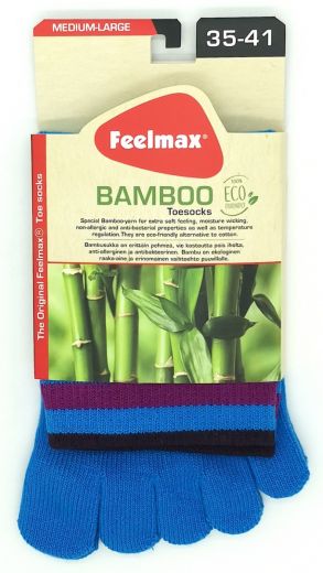 Varvassukat - Feelmax - Bambu, raidallinen
