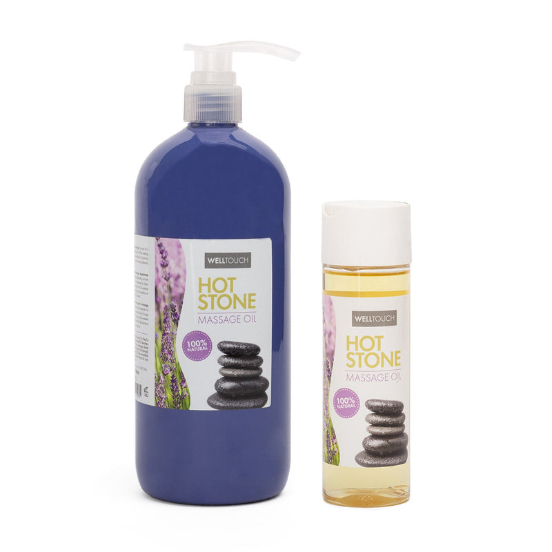 Hot stone massage oil