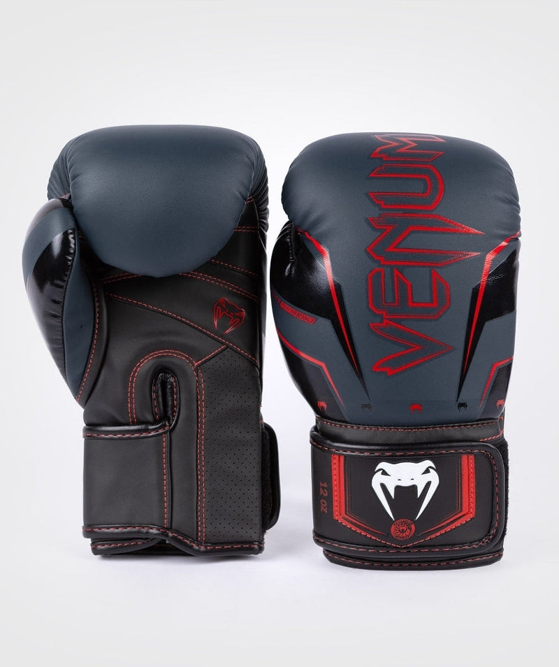 Boxing Gloves - Venum - 'Elite Evo' - Navy/Black/Red