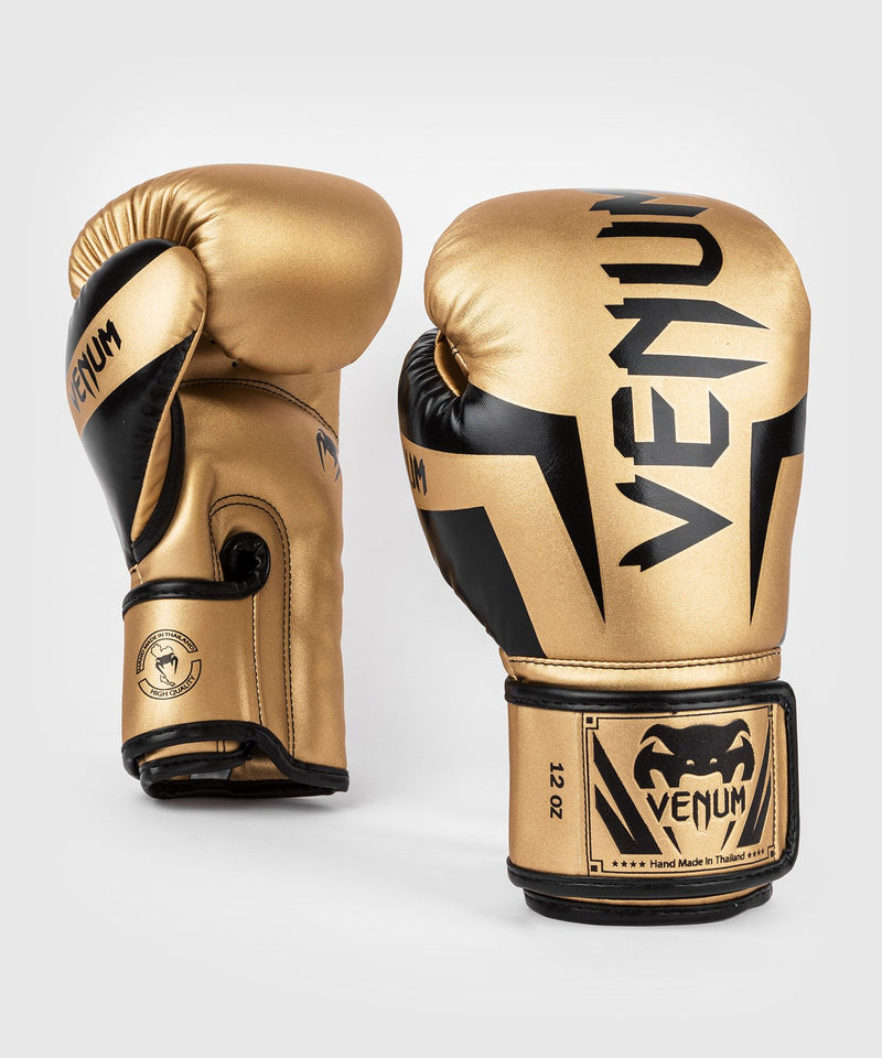 Boxing Gloves - Venum - 'Elite' - Gold/Black