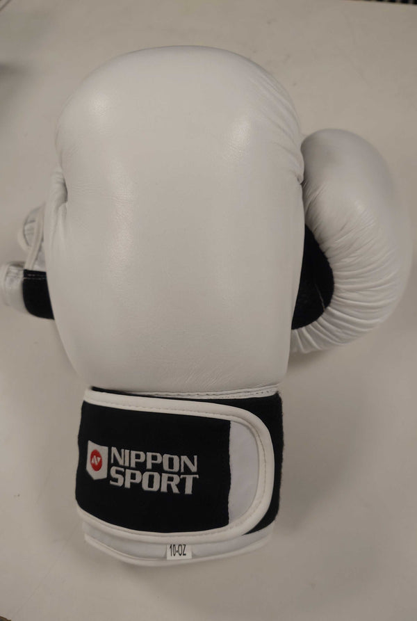 Boxing Gloves - Nippon Sport - 'Pro Revamp' - White