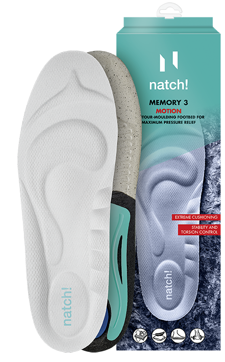 Memory 3 insoles (sizes: 36-46)