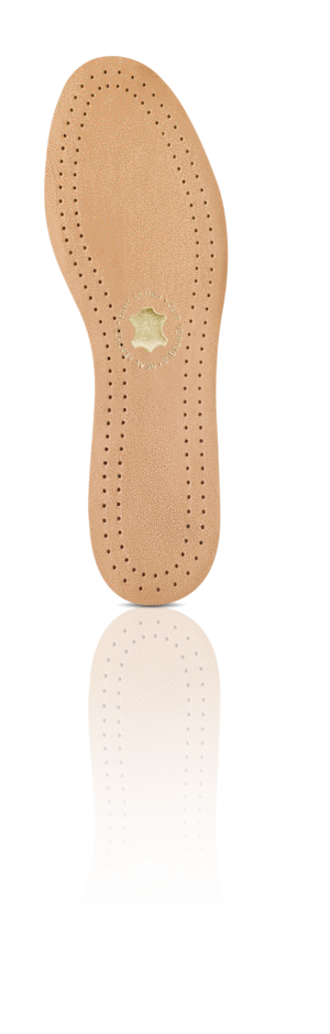 Leather insole