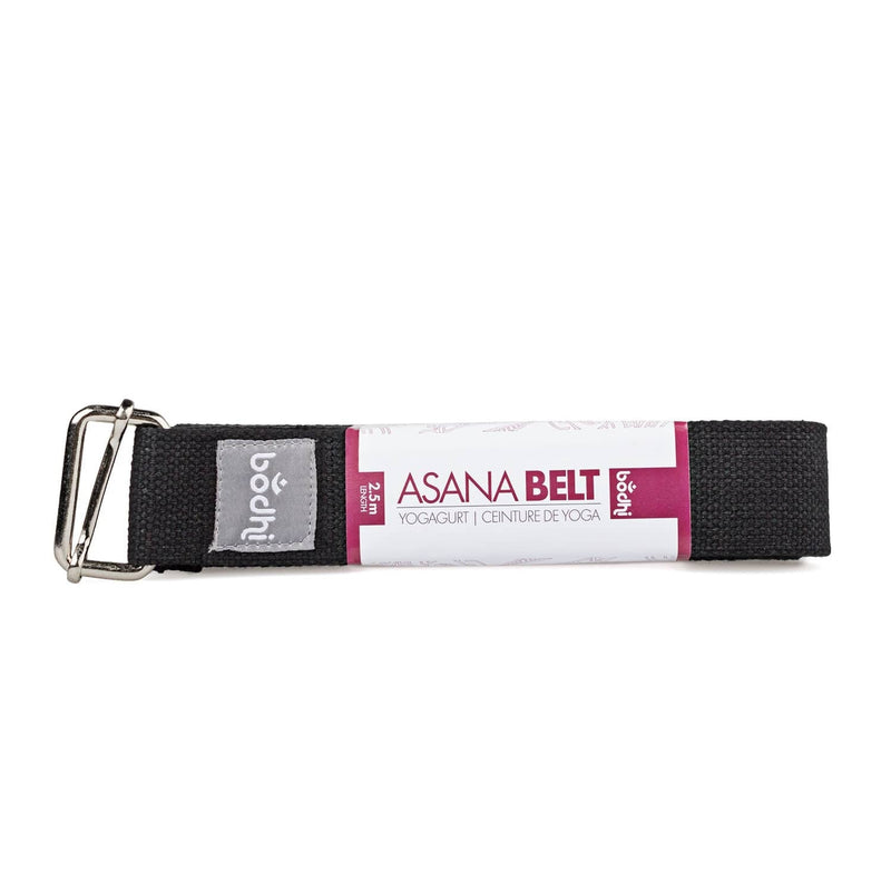 Yoga belt with metal buckle - Bodhi - Asana, 2.5 m / 38 mm