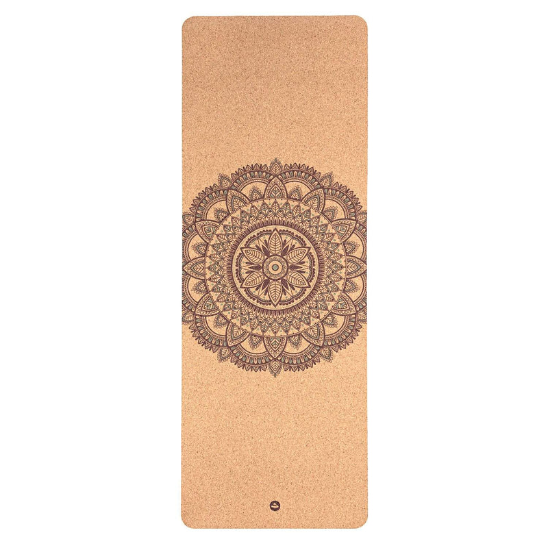 Yoga mat - Bodhi - Cork - Two-tone Mandala