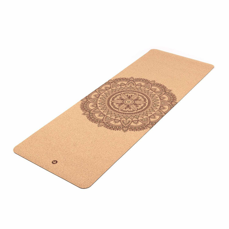 Yoga mat - Bodhi - Cork - Two-tone Mandala