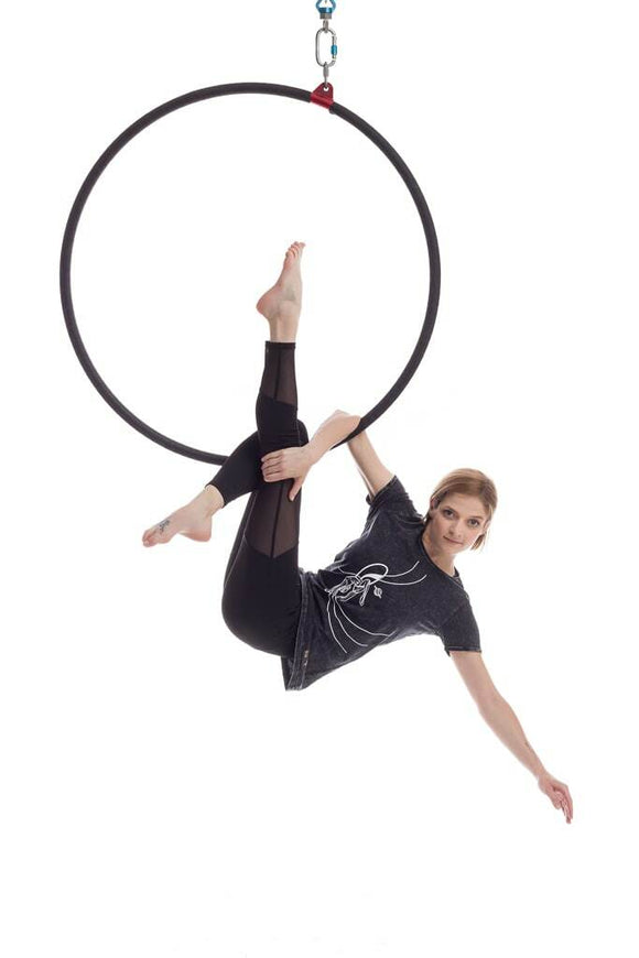 Rengastrapetsi - Aerial Silks, yhdellä kiinnityspisteellä