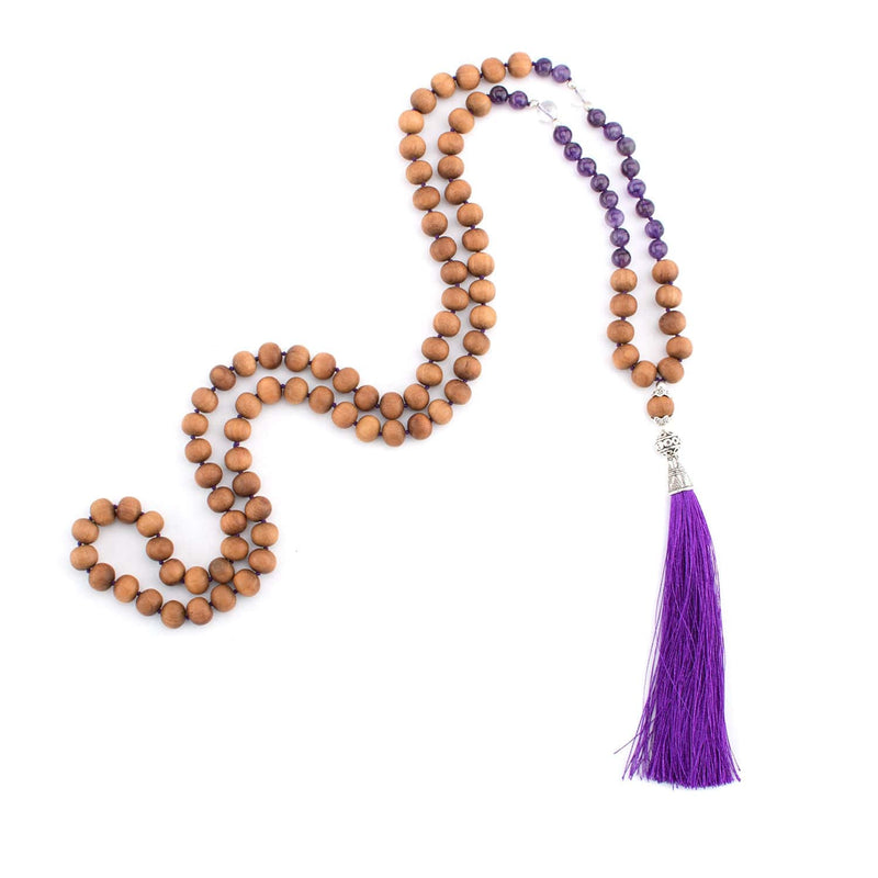 Mala necklace - Amethyst