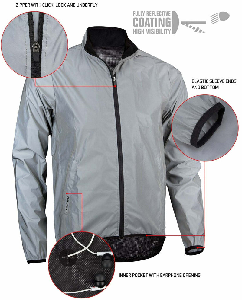 Men's reflective running jacket