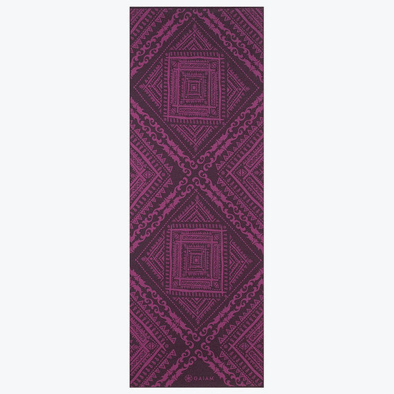 Käännettävä joogamatto - Gaiam - Inner Peace, 6 mm