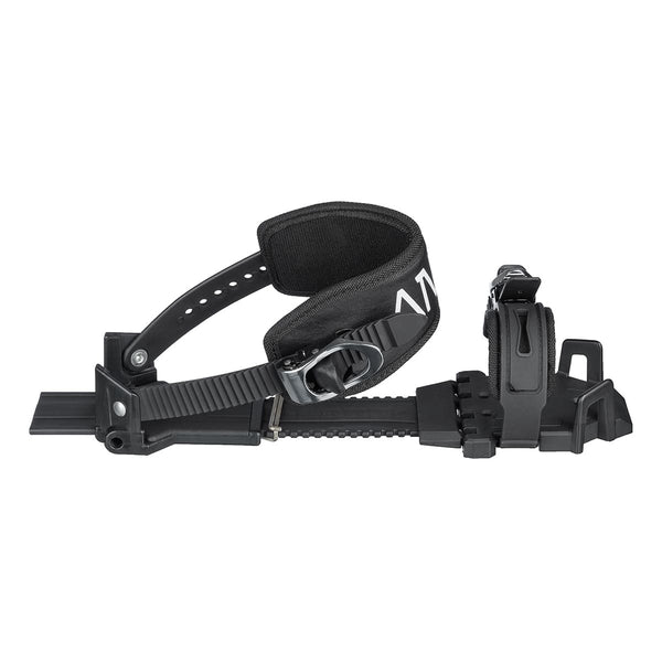 Hiking sliding snowshoe bindings