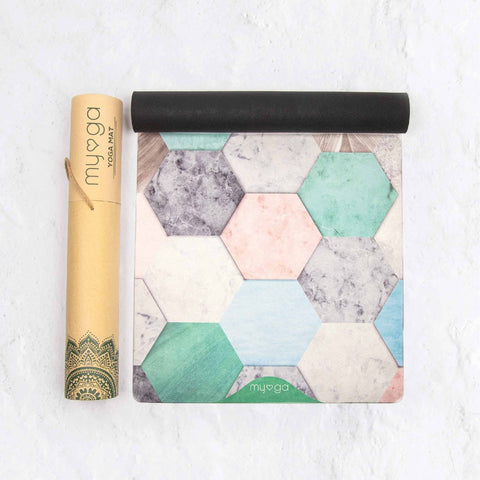 Joogamatto - Myga - Vegaaninen mokka, 3 mm