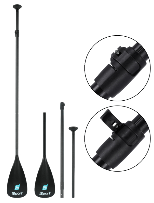 Telescopic SUP aluminum paddle