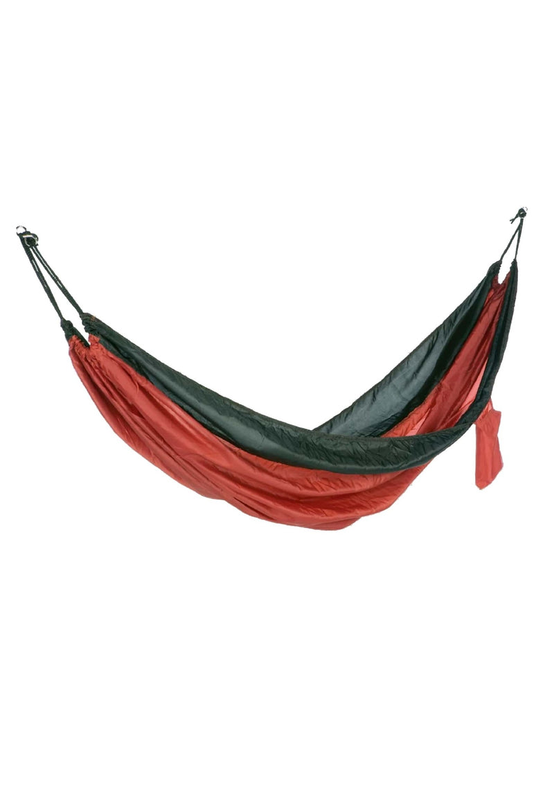 Camping hammock with straps