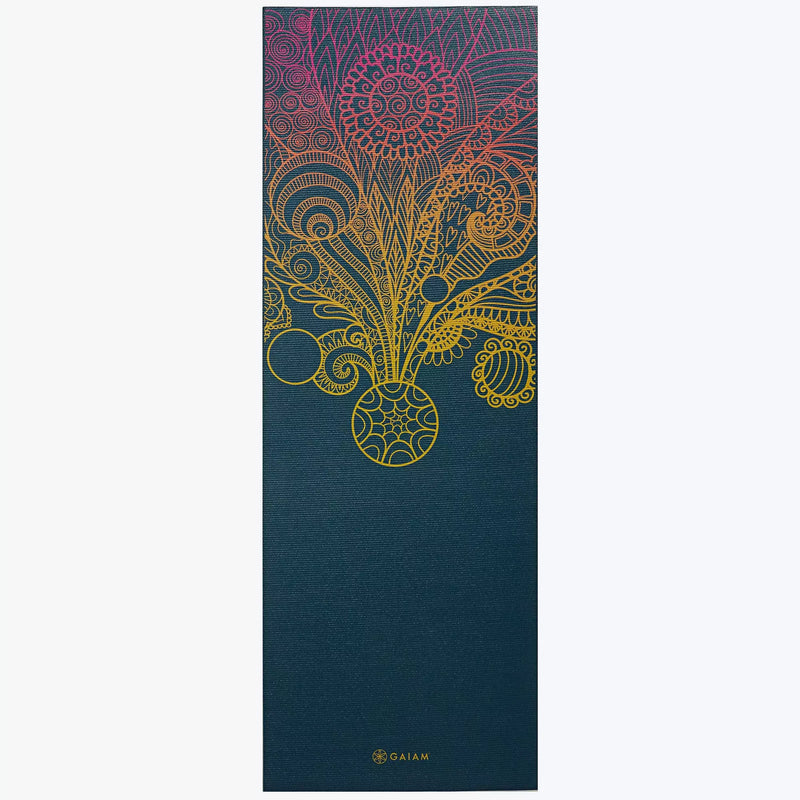 Joogamatto - Gaiam - Vivid Zest, 4 mm