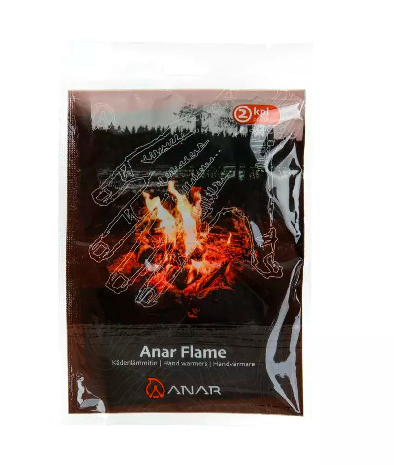 Flame hand warmer