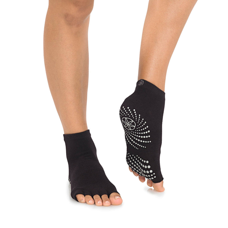 Yoga and barre socks - Gaiam - Halftoe