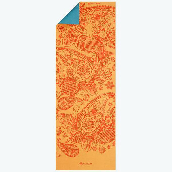 Reversible yoga mat - Gaiam - Elephant, 6 mm