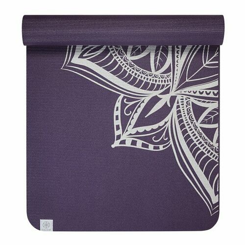 Yoga mat - Gaiam - Aubergine Metallic, 6 mm