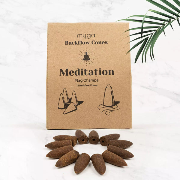 Cone incense - Myga - Backflow, nag Champa