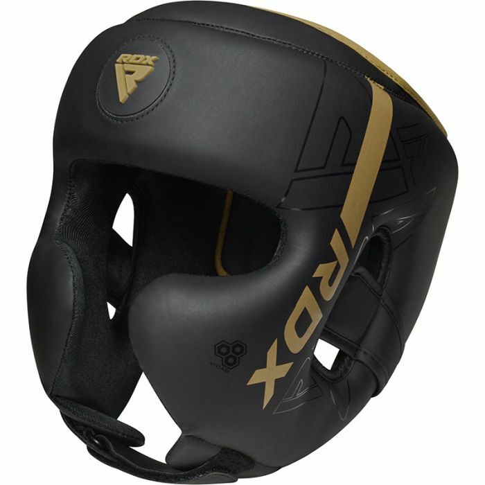 Boxing helmet - RDX - F6 Kara, black