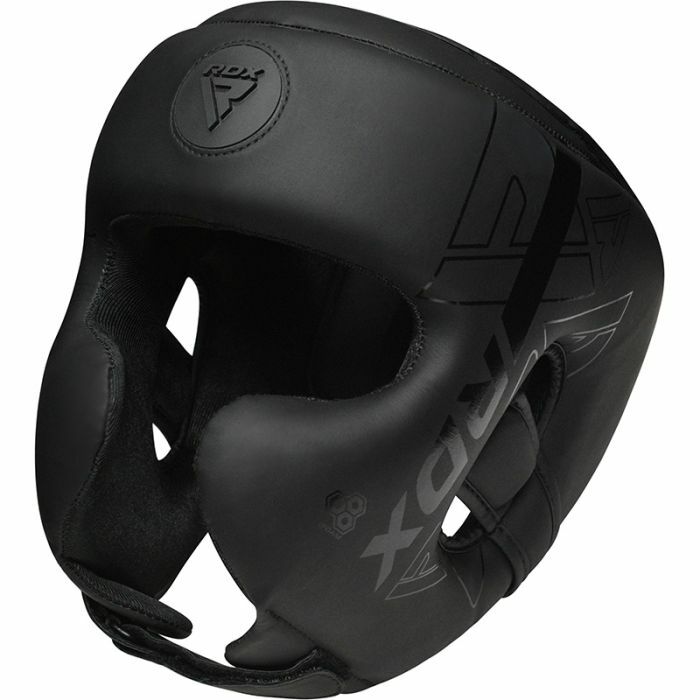 Boxing helmet - RDX - F6 Kara, black