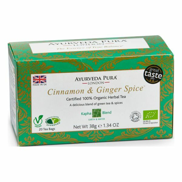 Ayurvedic tea, cinnamon and ginger