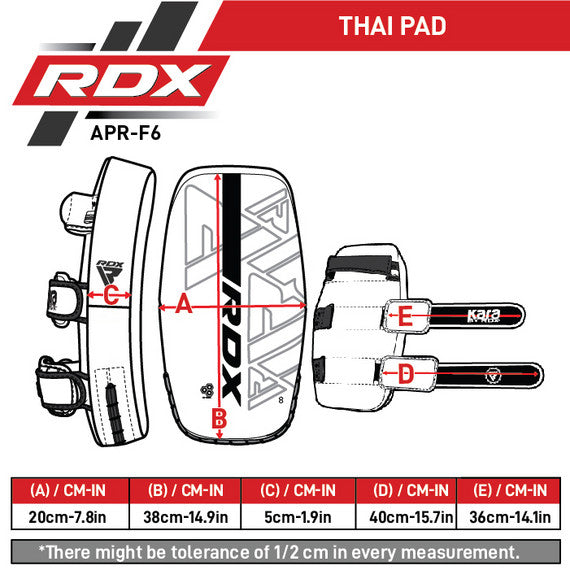 F6 Kara Thai Pad potkutyyny