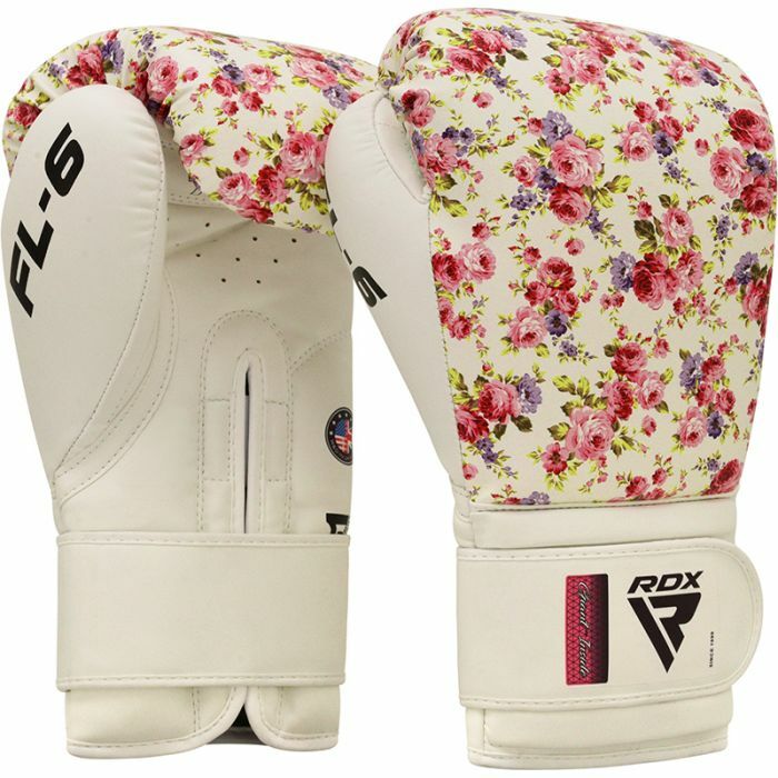 Boxing gloves - RDX - FL5 floral, white