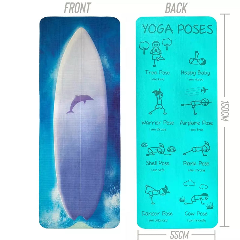 Children's Yoga mat - Myga - Wave rider