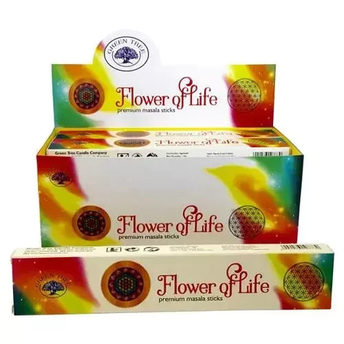 Incense stick - Green Tree - Flower of Life, 15 g