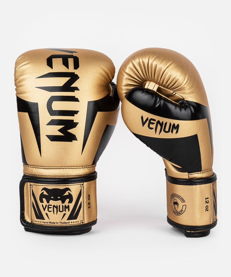 Boxing Gloves - Venum - 'Elite' - Gold/Black