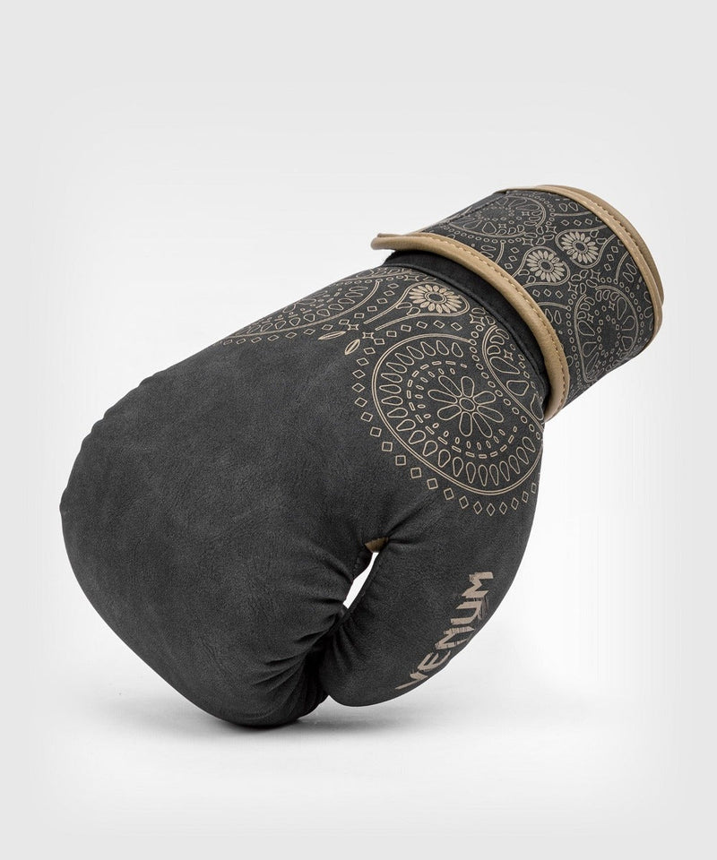 Boxing Gloves - Venum - 'Santa Muerte Dark Side' - Black/Brown