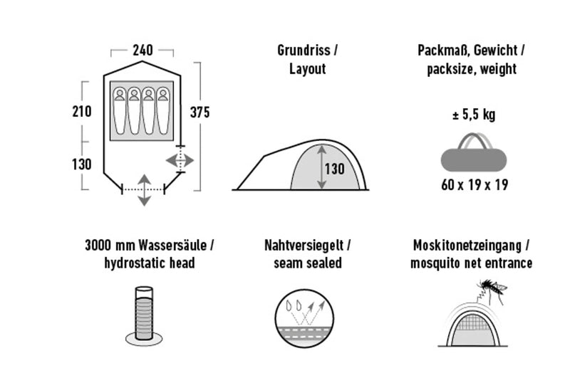 Tent - Hight Peak - Kira 4.1