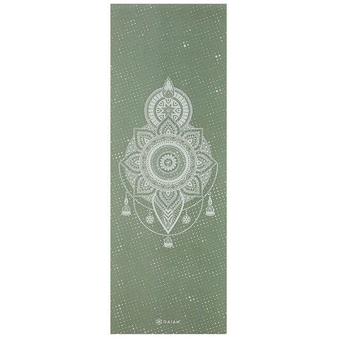 Yoga mat - Gaiam - Celestial Green, 5 mm