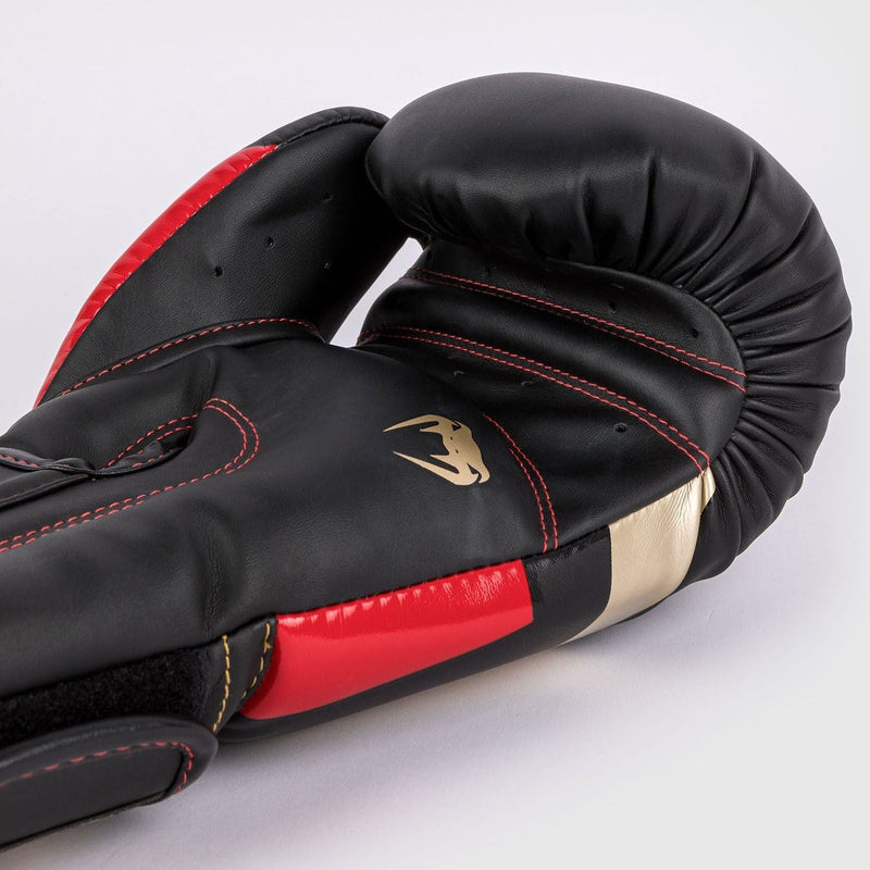 Boxing Gloves - Venum - 'Elite' - Black/Gold/Red